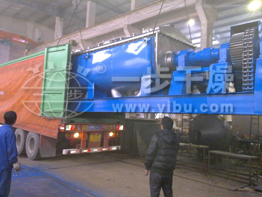 QJ系列空心桨叶干燥机造作现场